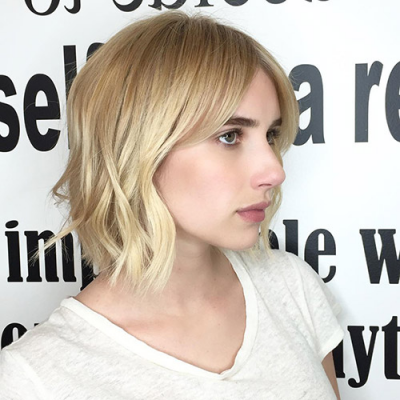 How Emma Roberts's Stylist Changed Her Hair From Red to Blonde In One Day